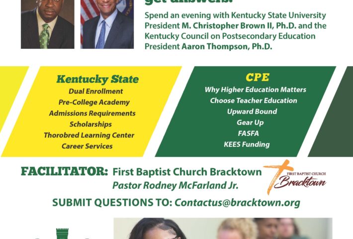 Kentucky State University Presents College 101: Access And Affordability