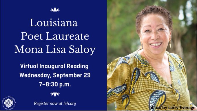 Louisiana poet laureate’s 1st reading