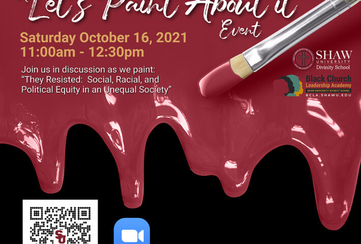 A “Let’s Paint About It” Event At Shaw University